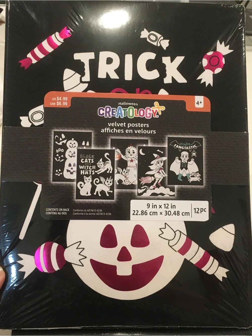 Halloween Color Me Velvet Poster Set (2 packages)